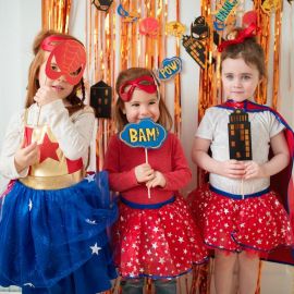 Photobooth verkleedset superheld