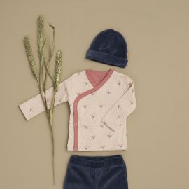 Mutsje velours Indigo
