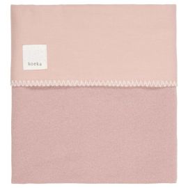 Ledikantdeken Runa flannel - Old pink