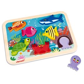 Inlegpuzzel - Zee - 7 stukken