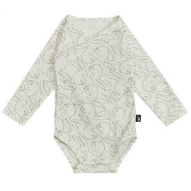 Kimono rompertje - Lange mouwen - Stiched bunny