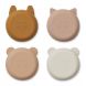 Iggy siliconen kommetjes - 4 pack - Pale tuscany multi mix