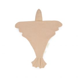 Lin français vogel knuffeldoek - Sand - 40x48 cm