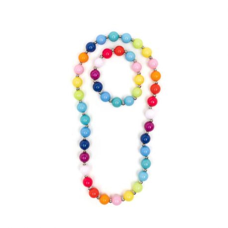 Ketting en armbandje - Beaded Bubblegum Set
