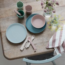 Kiddish bestek Deer friends - Blue