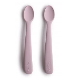 Set van 2 siliconen lepeltjes - Soft Lilac