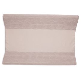 Aankleedkussenhoes 50x70cm - Shell Knit - Wild Rose - GOTS