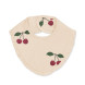 Set van 2 basic slabbetjes met ruches - Ma Grande Cerise/Nouvelle Peach - Konges Sløjd